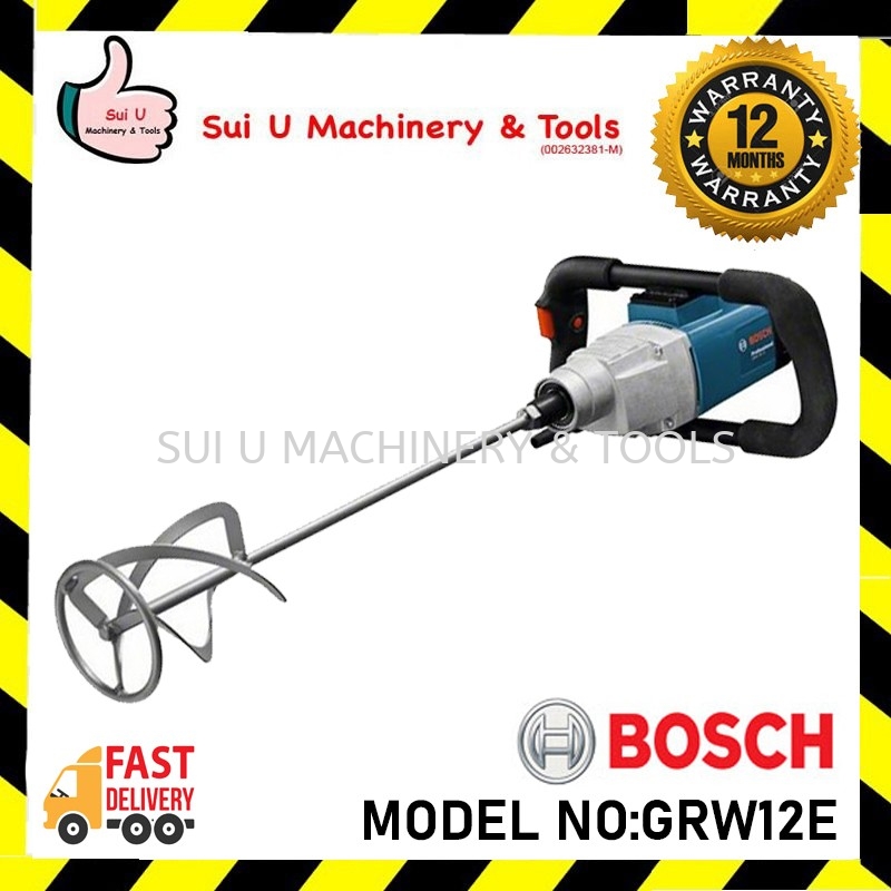 Bosch GRW 12 E / GRW12E / GRW 12E Heavy Duty Professional Stirrer Mixer  Drill 1200W 06011A7070 Electric