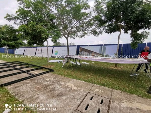 Emkay project hoarding printing signboard at Cyber Jaya kuala Lumpur Papan Tanda Menyorok Malaysia Kuala Lumpur (KL), Malaysia Pembinaan, Pasang, Pembekal | Great Sign Advertising (M) Sdn Bhd