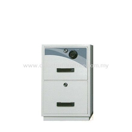 FIRE RESISTANT CABINET SAFETY BOX 2 DRAWER-safety box bangi | safety box kajang | safety box semenyih  