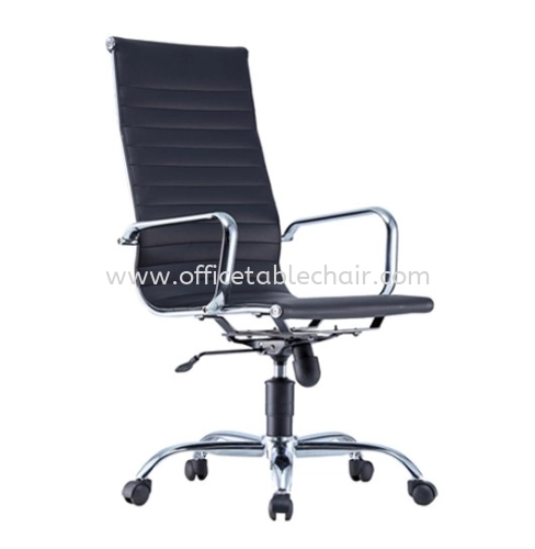 SEFINA(R1) EXECUTIVE HIGH BACK PU CHAIR WITH CHROME BODY FRAME