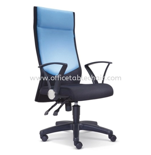 AMAXIM STANDARD HIGH BACK FABRIC CHAIR WITH POLYPROPYLENE BASE 