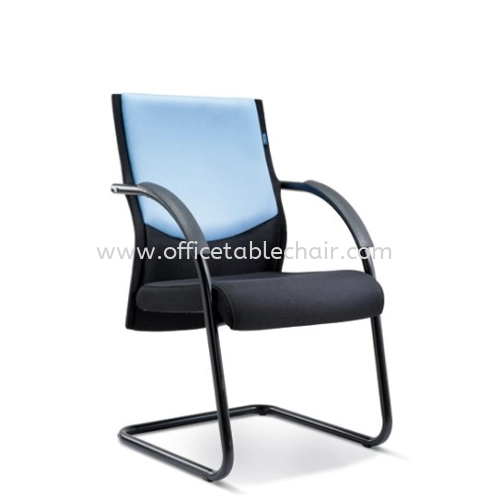 AMAXIM STANDARD VISITOR FABRIC CHAIR WITH EPOXY BLACK CANTILEVER BASE
