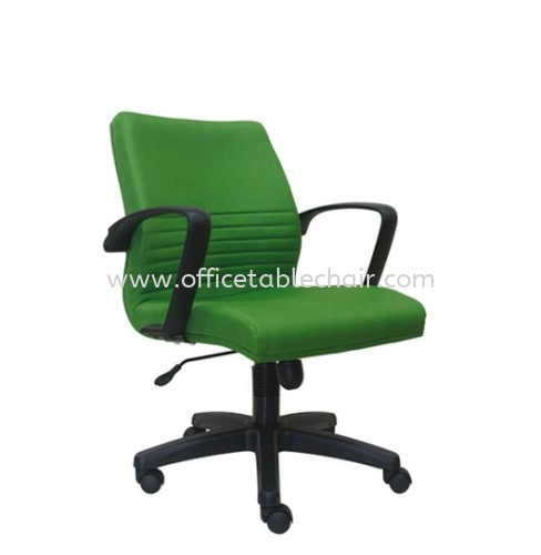 DEMO STANDARD LOW BACK FABRIC CHAIR WITH POLYPROPYLENE BASE