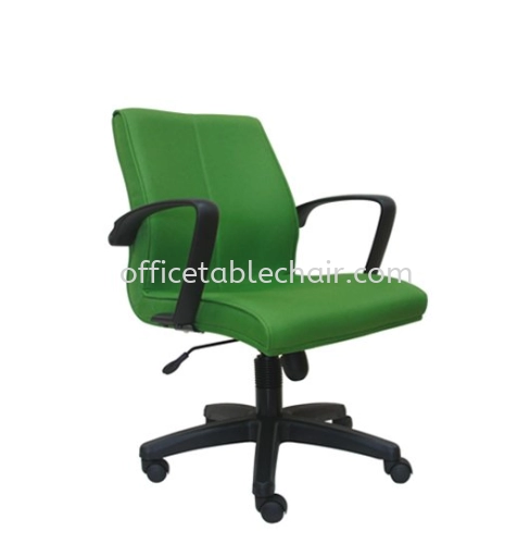 FUSION STANDARD LOW BACK FABRIC CHAIR WITH POLYPROPYLENE BASE