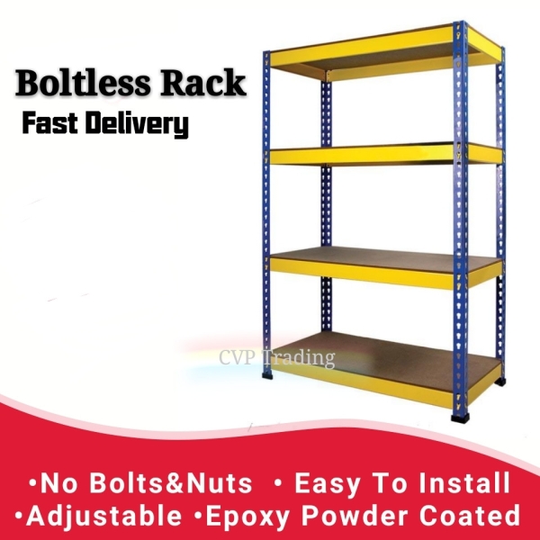 Boltless - Blue & Yellow Light Duty Racking System Kuala Lumpur (KL), Malaysia, Selangor Supplier, Wholesaler, Supply, Supplies | Matahari Warehouse Solution Sdn. Bhd.