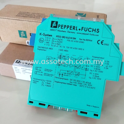 Pepperl Fuchs Barrier, Model : KFD2-SR2-Ex2.W.SM