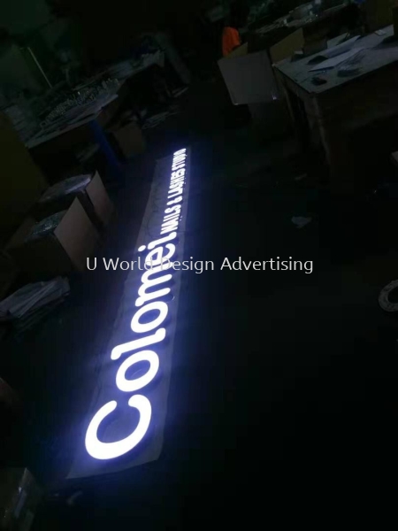 Colomei Nails & lashes studio Led conceal box up lettering signboard to setia alam forum  3D BOX UP LED FRONTLIT LETTERING SIGNBOARD Malaysia, Selangor, Klang, Kuala Lumpur (KL) Manufacturer, Supplier, Supply, Supplies | U World Design Advertising
