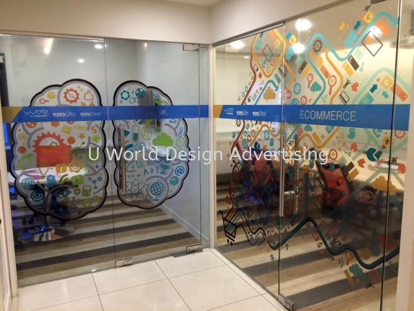 Art Graphic Inkjet on Clear Sticker  WINDOW GLASS STICKER Malaysia, Selangor, Klang, Kuala Lumpur (KL) Manufacturer, Supplier, Supply, Supplies | U World Design Advertising