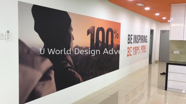 SGS  Malaysia Inkjet sticker on wall at Shah alam Selangor  INKJET WALLPAPER PRINTING Malaysia, Selangor, Klang, Kuala Lumpur (KL) Manufacturer, Supplier, Supply, Supplies | U World Design Advertising