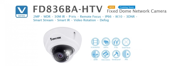 FD836BA-HV. Vivotek Fixed Dome Network Camera VIVOTEK CCTV System Johor Bahru JB Malaysia Supplier, Supply, Install | ASIP ENGINEERING