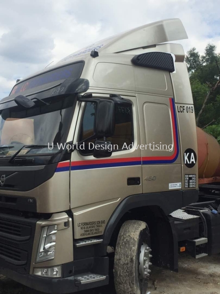 Lc Frowarders Lorry Truck cutting sticker at klang selangor  LORRY HAULAGE STICKER Malaysia, Selangor, Klang, Kuala Lumpur (KL) Manufacturer, Supplier, Supply, Supplies | U World Design Advertising