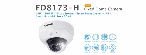 FD8173-H. Vivotek Fixed Dome Camera VIVOTEK CCTV System Johor Bahru JB Malaysia Supplier, Supply, Install | ASIP ENGINEERING