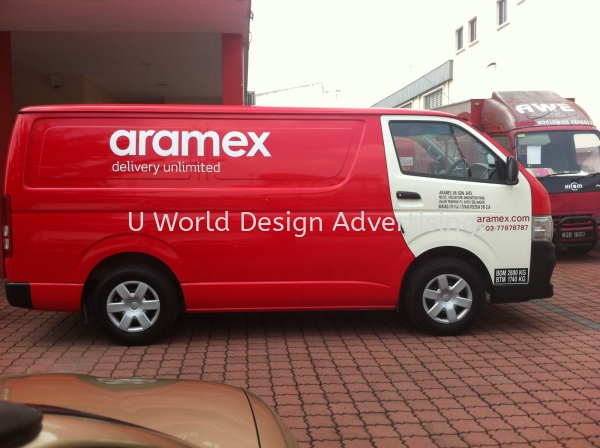 Armex cutting sticker on van at Petaling Jaya, Malaysia (5) VAN STICKER Malaysia, Selangor, Klang, Kuala Lumpur (KL) Manufacturer, Supplier, Supply, Supplies | U World Design Advertising