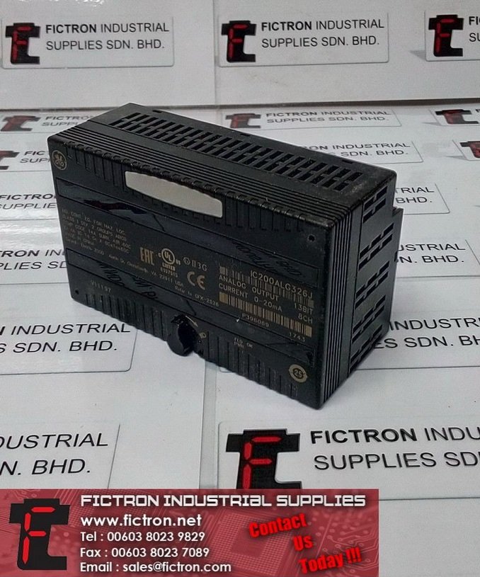 IC200ALG326J GE FANUC PLC Analog Output Module Supply Repair Malaysia Singapore Indonesia Thailand