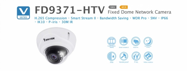 FD9371-HTV. Vivotek Fixed Dome Network Camera VIVOTEK CCTV System Johor Bahru JB Malaysia Supplier, Supply, Install | ASIP ENGINEERING