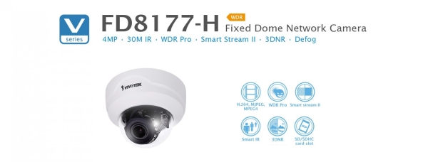FD8177-H. Vivotek Fixed Dome Network Camera VIVOTEK CCTV System Johor Bahru JB Malaysia Supplier, Supply, Install | ASIP ENGINEERING
