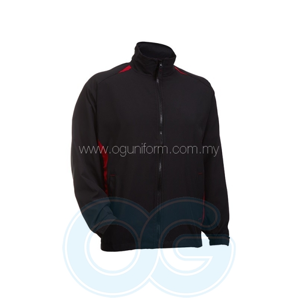 Unisex Jacket (WB04OS-428) Black  Windbreaker Windbreaker & Reversible Windbreaker Penang, Malaysia, Simpang Ampat Supplier, Manufacturer, Wholesaler, Supply | O.G. Uniform Trading Sdn Bhd