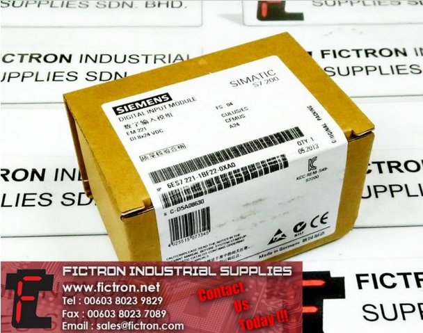 6ES7 221-1BF22-0XA0 6ES72211BF220XA0 SIEMENS Digital Input Module Supply Repair Malaysia Singapore