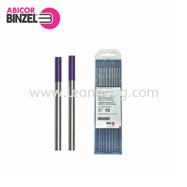 BINZEL E3 RARE EARTH TUNGSTEN ELECTRODE (PURPLE) TUNGSTEN ELECTRODE WELDING CONSUMABLE Penang, Malaysia, Kedah, Butterworth, Sungai Petani Supplier, Suppliers, Supply, Supplies | Lean Hong Hardware Trading Company