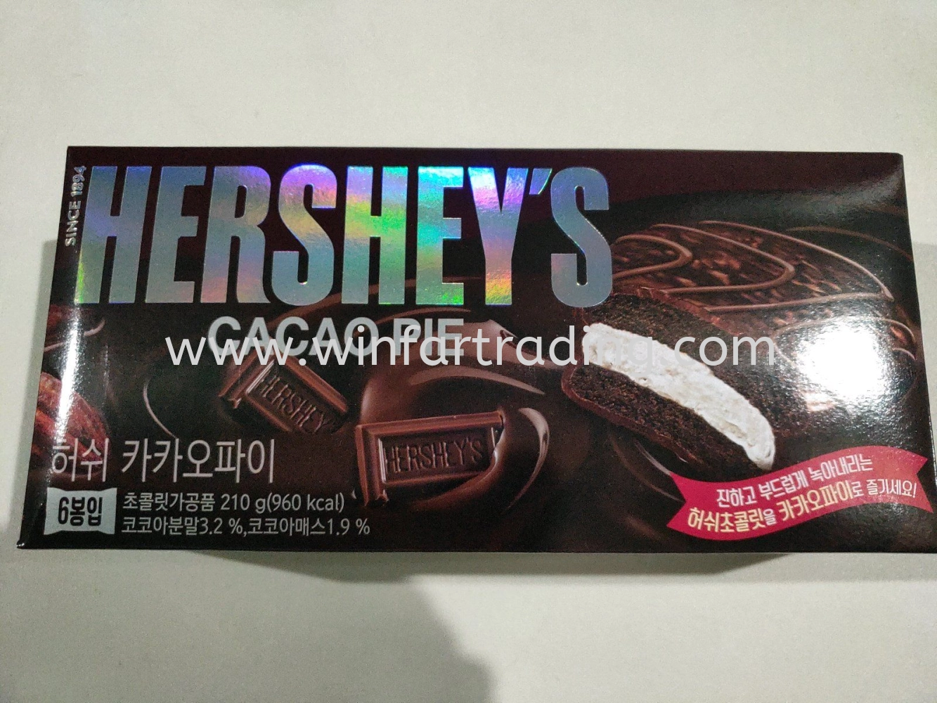 LOTTE HERSHEY'S CACAO PIE 210G BC 8801062891931