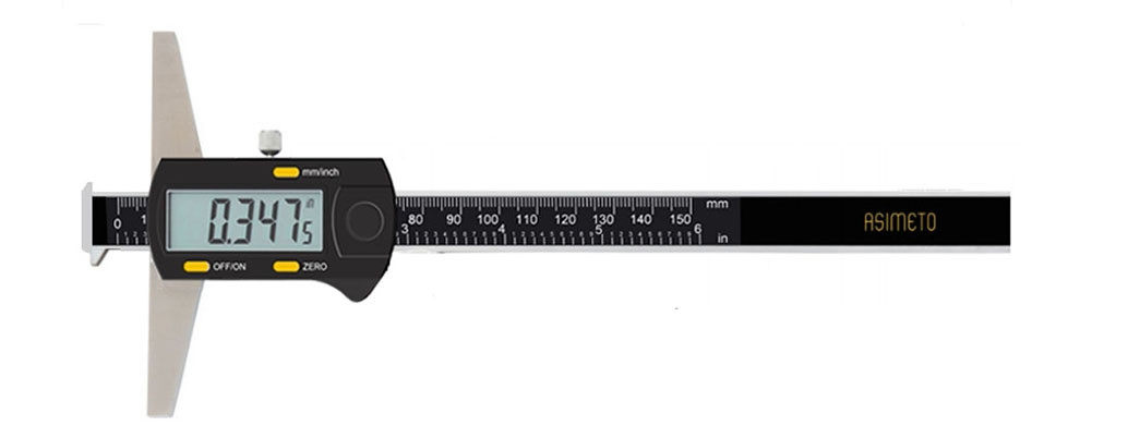Series 323 - Digital Depth Calipers With Double Hook