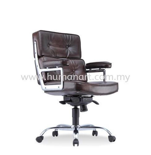 MODY LOW BACK DIRECTOR CHAIR | LEATHER OFFICE CHAIR BUKIT MERTAJAM P.PINANG