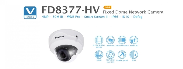 FD8377-HV. Vivotek Fixed Dome Network Camera VIVOTEK CCTV System Johor Bahru JB Malaysia Supplier, Supply, Install | ASIP ENGINEERING