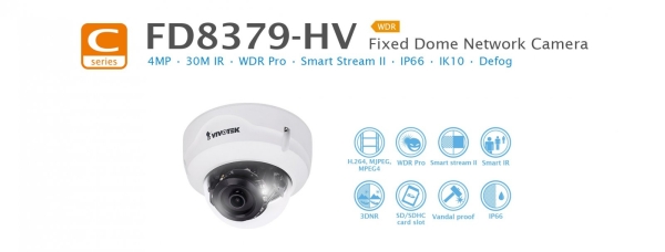 FD8379-HV. Vivotek Fixed Dome Network Camera VIVOTEK CCTV System Johor Bahru JB Malaysia Supplier, Supply, Install | ASIP ENGINEERING