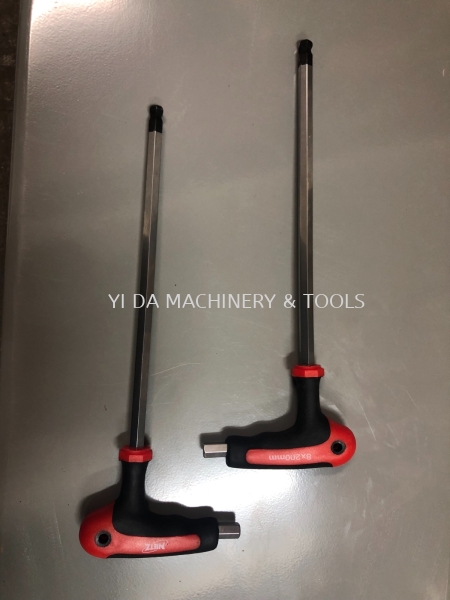 NIETZ T-HANDLE HEX KEY WRENCH WITH BALL POINT 8MM Tools Kuala Lumpur (KL), Malaysia, Selangor, Kepong Supplier, Suppliers, Supply, Supplies | YI DA MACHINERY & TOOLS