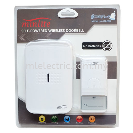 AG-666 New Doorbell Doorbell Selangor, Malaysia, Kuala Lumpur (KL), Batu Caves Supplier, Suppliers, Supply, Supplies | ML Electric Sdn Bhd