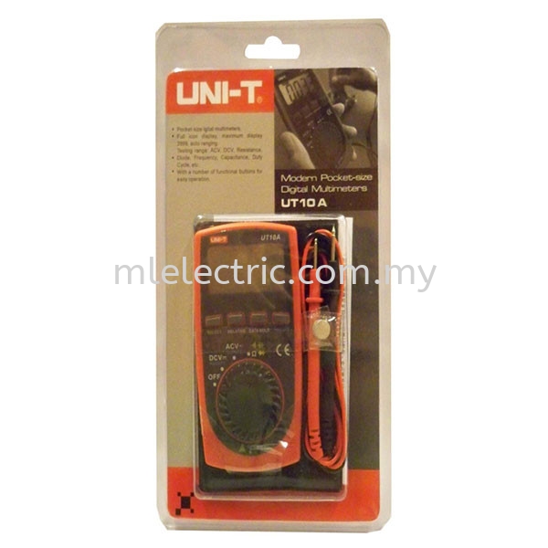 Uni-T UT10A Uni-T Meter Selangor, Malaysia, Kuala Lumpur (KL), Batu Caves Supplier, Suppliers, Supply, Supplies | ML Electric Sdn Bhd