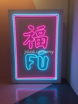 LED NEON Pink & Ice Blue- FU Tea Pg