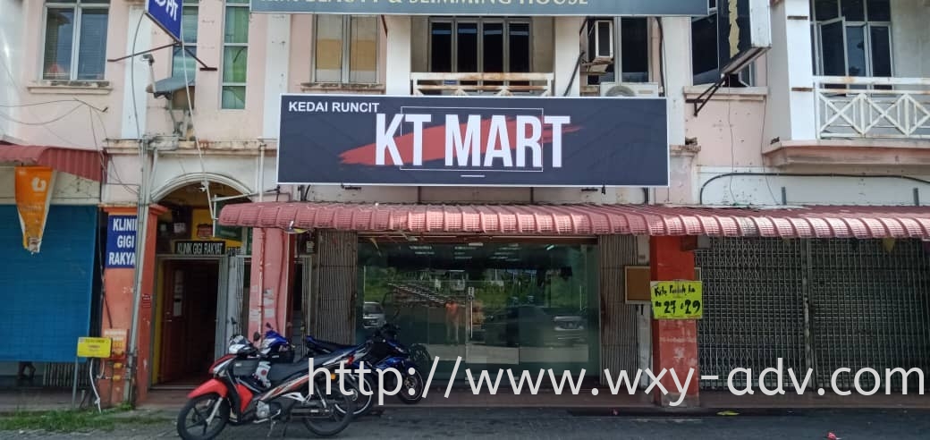 KT MART Polycarbonate Signage Normal Signboard Johor Bahru (JB