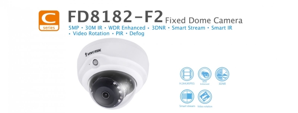 FD8182-F2. Vivotek Fixed Dome Camera VIVOTEK CCTV System Johor Bahru JB Malaysia Supplier, Supply, Install | ASIP ENGINEERING