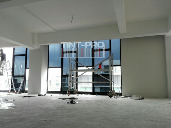 Silver Black Building Reflective Film  Setia Alam Commercial Film Tinted Bangunan Selangor, Malaysia, Kuala Lumpur (KL), Shah Alam Supplier, Supply, Supplies, Installation | Tint Pro Solar Film