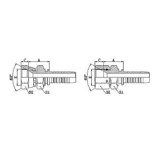 JIS B8363 JIS Gas Female 60Cone Seat Hydraulic Fitting Malaysia, Selangor, Kuala Lumpur (KL), Puchong Supplier, Manufacturer, Supply, Supplies | ST Hydraulic & Engineering Sdn Bhd