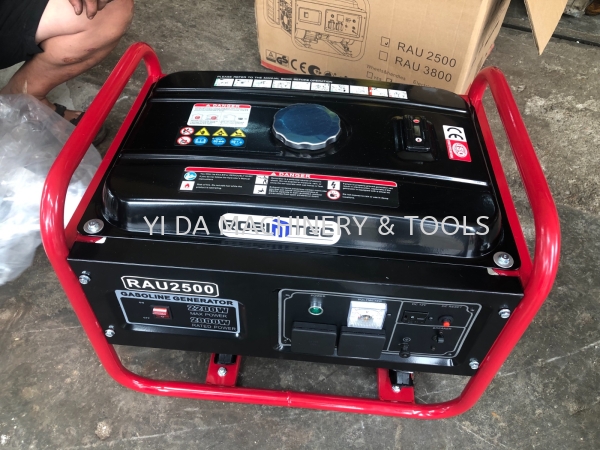 ROBINTEC GESOLINE GENERATOR 2.2KW RAU2500  Generator Kuala Lumpur (KL), Malaysia, Selangor, Kepong Supplier, Suppliers, Supply, Supplies | YI DA MACHINERY & TOOLS