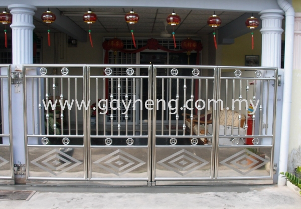 Stainless Steel Bifold Gate  ׸4Ҷ Stainless Steel Gate Household Products Johor, Malaysia, Batu Pahat Supplier, Manufacturer, Supply, Supplies | Gayheng Stainless Steel Sdn Bhd