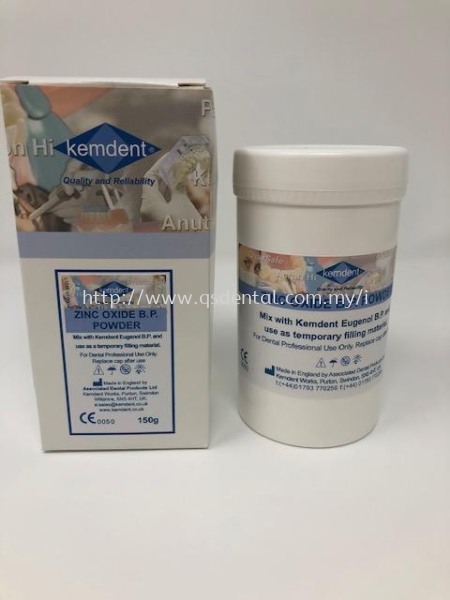 Zinc Oxide BP Powder & Eugenol BP Liquid Kemdent Selangor, Malaysia, Kuala Lumpur (KL), Banting Supplier, Suppliers, Supply, Supplies | QS Dental Supply Sdn Bhd