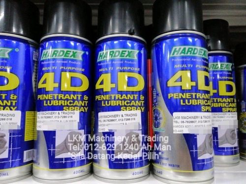 Hardex 4D Penetrate & Lubricant Spray, 400ml/200ml, HD-440, HD-420