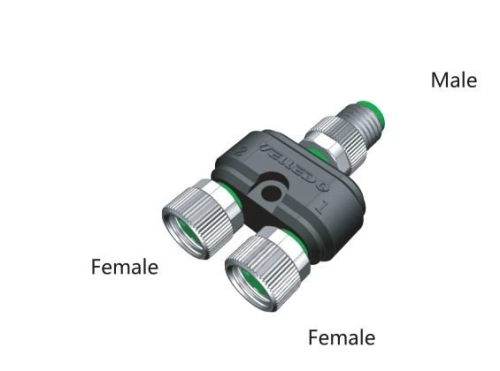 M8 M/F T-Connector