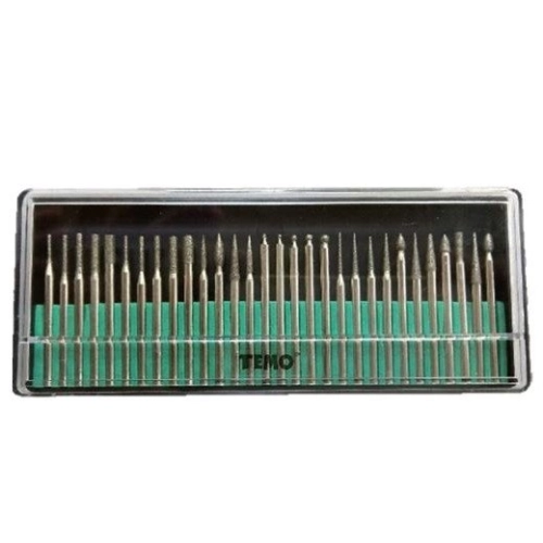 30pc Diamond Coated Burr Set - 3mm Shank (TMCC0103030A)