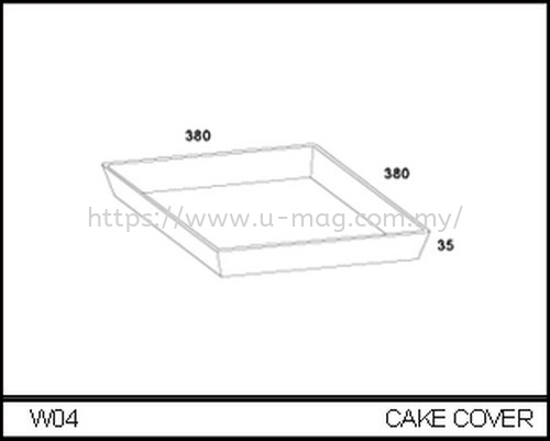 W04 CAKE COVER FOOD & CANDY Malaysia, Johor Bahru (JB), Ulu Tiram Manufacturer, Supplier, Supply, Supplies | U-Mag Acrylic Products (M) Sdn Bhd