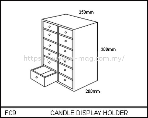 FC9 CANDLE DISPLAY HOLDER FOOD & CANDY Malaysia, Johor Bahru (JB), Ulu Tiram Manufacturer, Supplier, Supply, Supplies | U-Mag Acrylic Products (M) Sdn Bhd