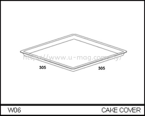 W06 CAKE COVER ʳƷǹ   Manufacturer, Supplier, Supply, Supplies | U-Mag Acrylic Products (M) Sdn Bhd