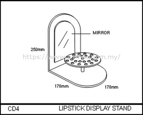 CD4 LIPSTICK DISPLAY STAND 鱦չʾ   Manufacturer, Supplier, Supply, Supplies | U-Mag Acrylic Products (M) Sdn Bhd