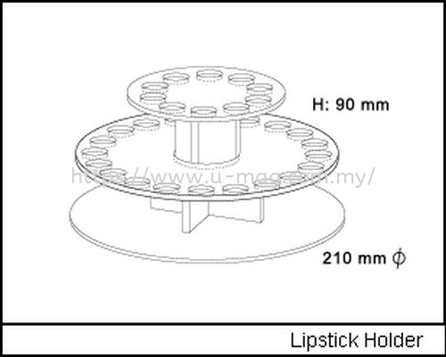 Lipstick Holder 鱦չʾ   Manufacturer, Supplier, Supply, Supplies | U-Mag Acrylic Products (M) Sdn Bhd