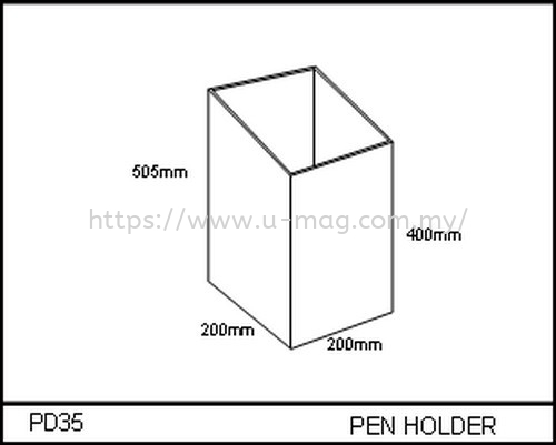 PD35 PEN HOLDER STATIONERY DISPLAY Malaysia, Johor Bahru (JB), Ulu Tiram Manufacturer, Supplier, Supply, Supplies | U-Mag Acrylic Products (M) Sdn Bhd