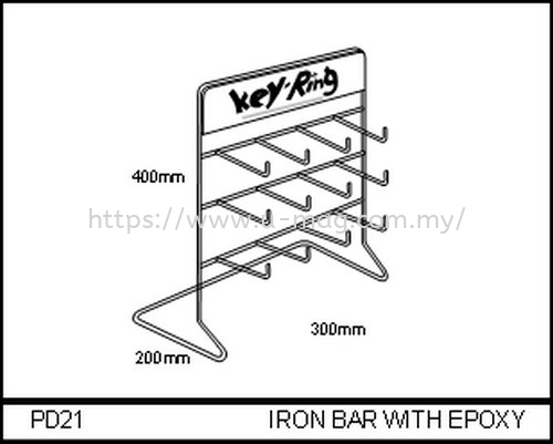PD21 IRON BAR WITH EPOXY ľչʾ   Manufacturer, Supplier, Supply, Supplies | U-Mag Acrylic Products (M) Sdn Bhd