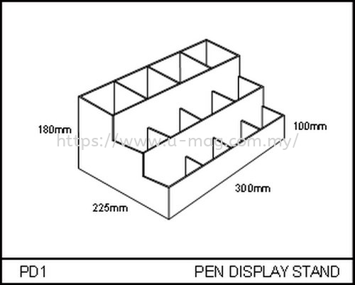 PD1 PEN DISPLAY STAND ľչʾ   Manufacturer, Supplier, Supply, Supplies | U-Mag Acrylic Products (M) Sdn Bhd